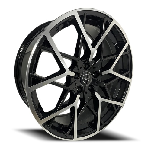 Elegance E009 Gloss Black Machined Photo