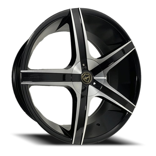 Elegance El907 Gloss Black Machined Photo