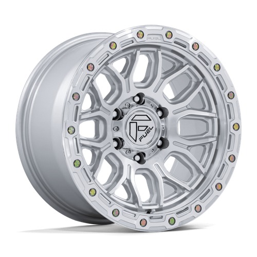Fuel Fc881 Surge Gloss Silver W/ Machined Face