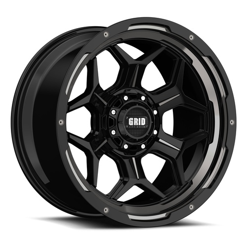 Grid Offroad GD16 Black Machined w/ Dark Tint