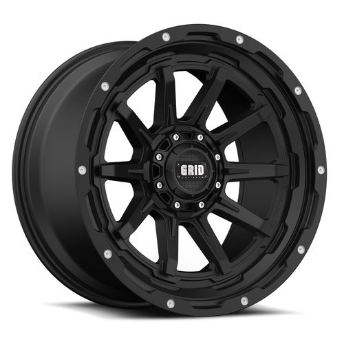 Grid Offroad Gd17 Matte Black - Part Number GD17-18090237B0008 Grid Offroad Gd17 Matte Black Photo