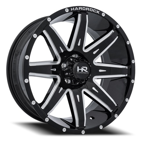 Hardrock Offroad Pain Killer Xposed H502 Black W/ Milled Spokes Photo