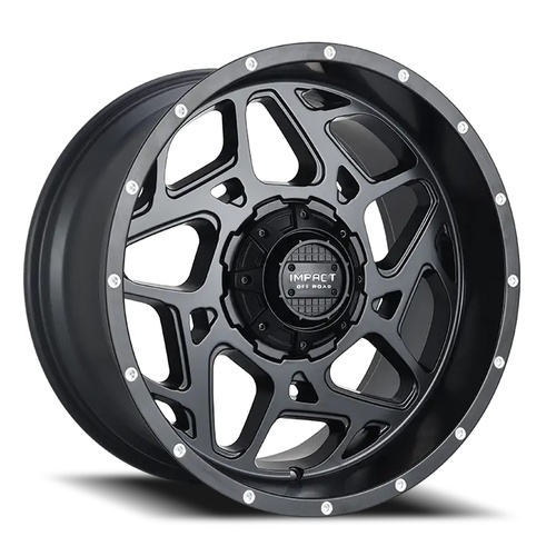 Impact Off-Road 822 Matte Black Photo