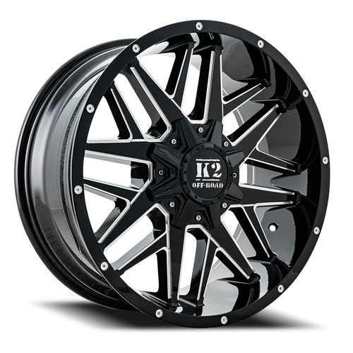 K2 Mayhem K15 Gloss Black Milled - Part Number K15209081651+00GBML K2 Mayhem K15 Gloss Black Milled Photo