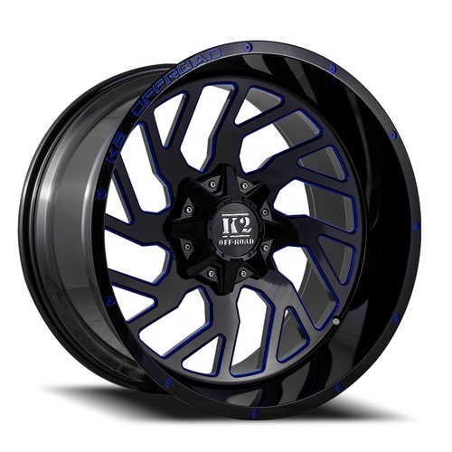 K2 Shockwave K12 Black W/ Blue Milling Photo