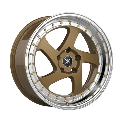 Karma Kr-105 Gold With Machined Lip - Part Number KR105-188045+38GML Karma Kr-105 Gold With Machined Lip Photo