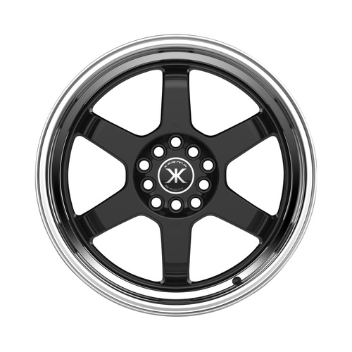 Karma Kr-106 Black Machined Lip - Part Number KR106-177545+38BM Karma Kr-106 Black Machined Lip Photo