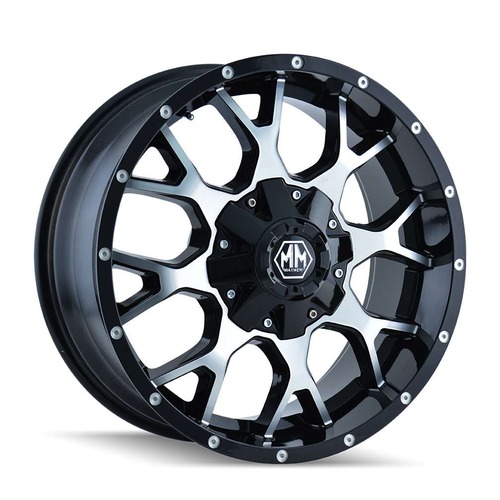 Mayhem Warrior Black Machined