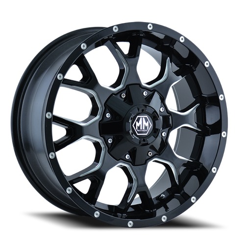 Mayhem Warrior Gloss Black Milled