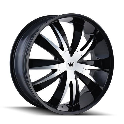 Mazzi Edge 337 Gloss Black W/ Machined Face - Part Number 337-8703B Mazzi Edge 337 Gloss Black W/ Machined Face Photo