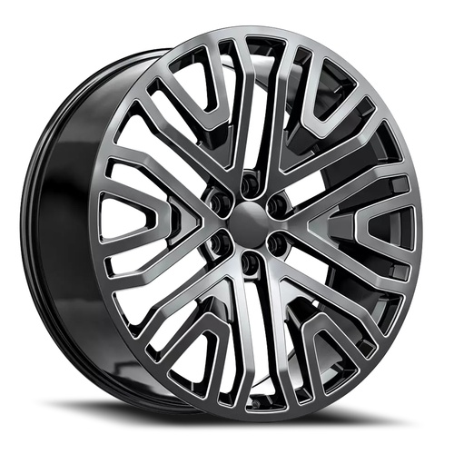 OE Revolution G-14 Gloss Black & Machined - Part Number G14-2290655+28GBM OE Revolution G-14 Gloss Black & Machined Photo