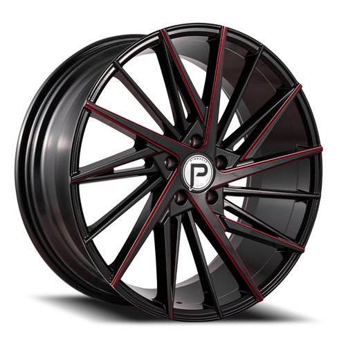 Pinnacle Snazzy P208 Black W/ Red Milling Photo