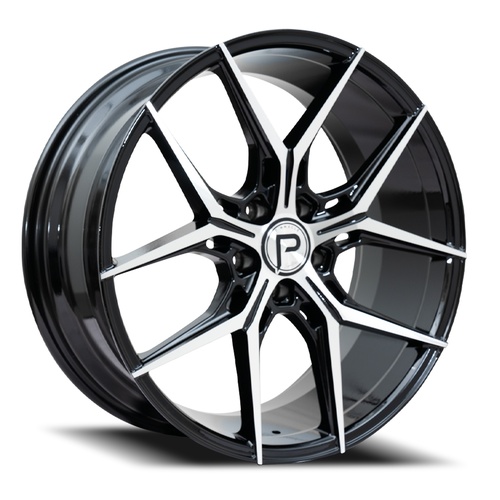 Pinnacle Splendent P204 Gloss Black Machined - Part Number P20420855545-35GBM Pinnacle Splendent P204 Gloss Black Machined Photo