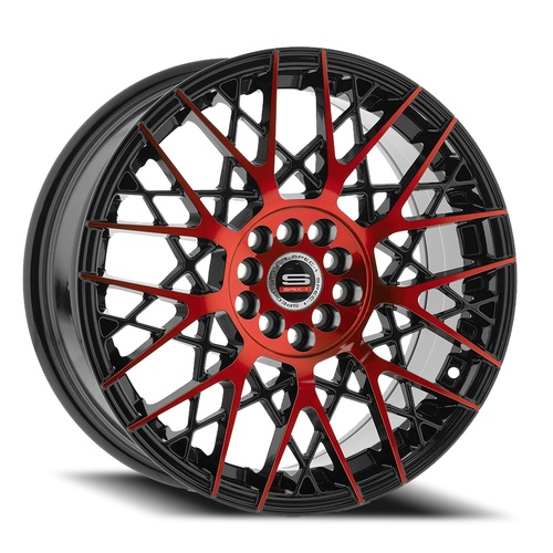 Spec-1 SP-53 Gloss Black & Red Machined