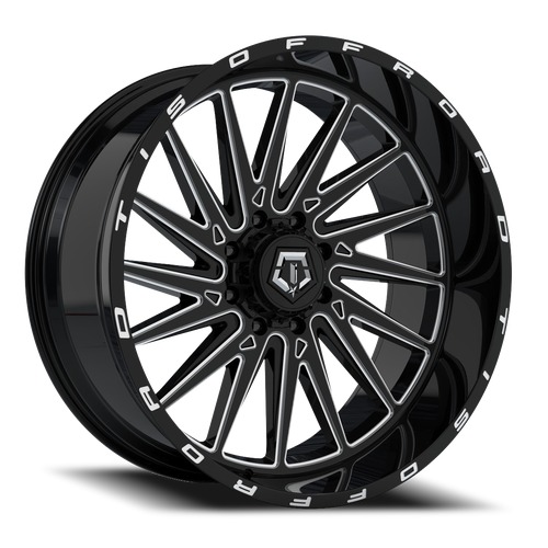 Tis 547Bm Gloss Black W/ Milled Accents