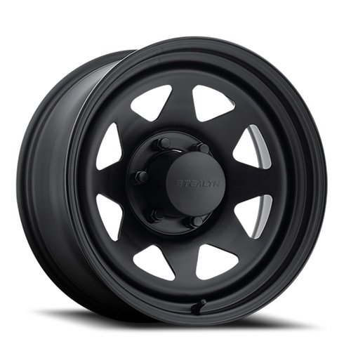 US Wheel 8-Spoke Matte Black Photo