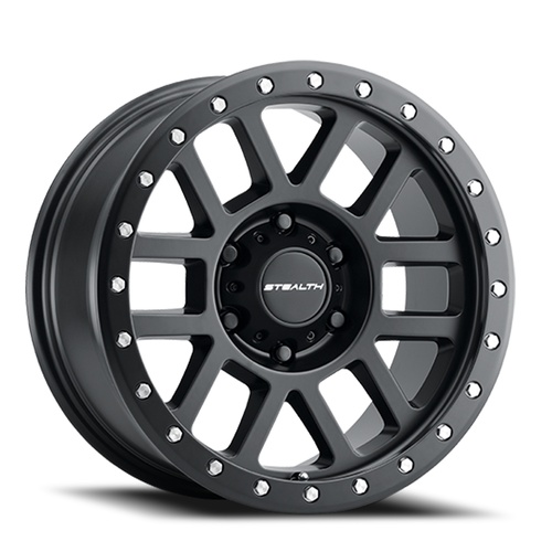 US Wheel Aluminum Mesh Sim Bl Matte Black - Part Number 772-88550BL US Wheel Aluminum Mesh Sim Bl Matte Black Photo