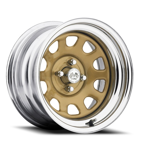 US Wheel Daytona Drifter Gold And Chrome - Part Number 022-5841GC US Wheel Daytona Drifter Gold And Chrome Photo
