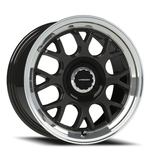 Vision Alpine 478 Gloss Black Brushed Lip