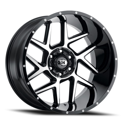 Vision Sliver 360 Gloss Black Machined Face