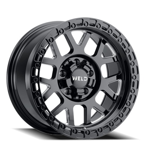 Weld Off-Road Cinch Gloss Black Milled