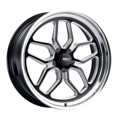 Weld Performance Laguna 6 Beadlock Gloss Black Milled Photo