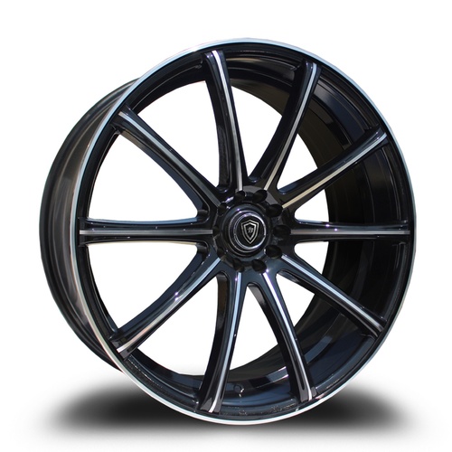 White Diamond W3195 Black Machined - Part Number 31952281011211435BP White Diamond W3195 Black Machined Photo