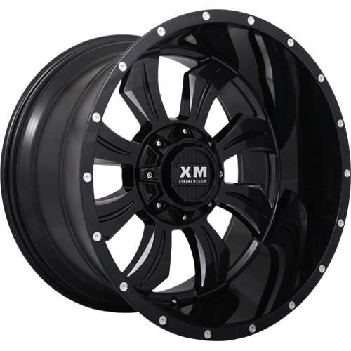 Xtreme Mudder XM323 Gloss Black Milled Photo
