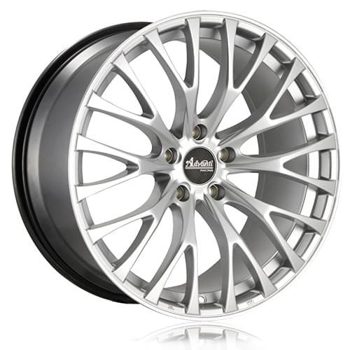 Advanti Racing Fastoso 77 Silver W Machined Undercut - Part Number 77S-FS0N52035S Advanti Racing Fastoso 77 Silver W Machined Undercut Photo