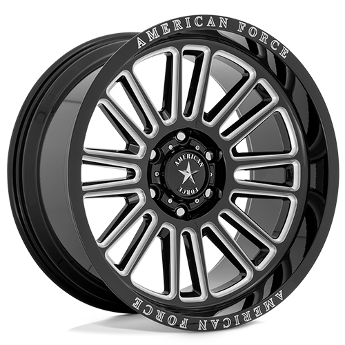 American Force AC003 Weapon Gloss Black Milled - Part Number AC003BB20106818N American Force AC003 Weapon Gloss Black Milled Photo
