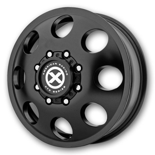 American Racing AR204 Dually Black Front - Part Number AR204660877111 American Racing AR204 Dually Black Front Photo