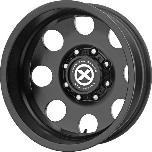 American Racing AR204 Dually Black Rear - Part Number AR204765827140N American Racing AR204 Dually Black Rear Photo