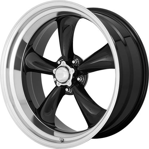American Racing Torq Thrust II VN315 Gloss Black W/ Machined Lip - Part Number VN31522950315 American Racing Torq Thrust II VN315 Gloss Black W/ Machined Lip Photo