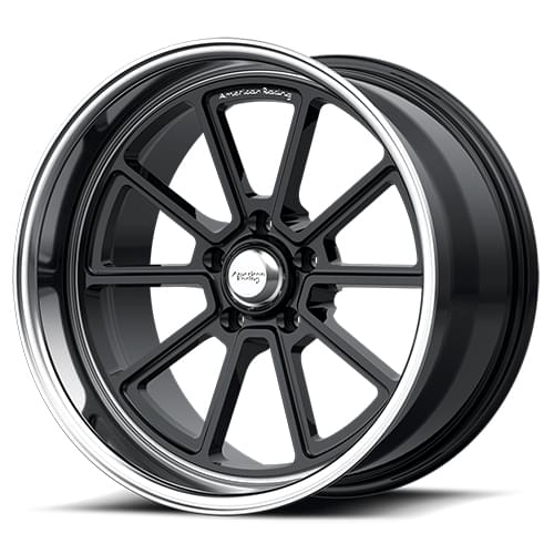 American Racing Draft VN510 Gloss Black W/ Diamond Cut Lip - Part Number VN51081012312 American Racing Draft VN510 Gloss Black W/ Diamond Cut Lip Photo