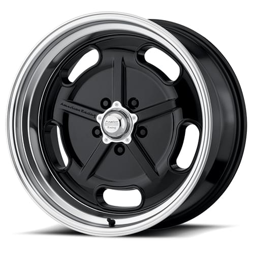 American Racing Salt Flat VN511 Gloss Black W/ Diamond Cut Lip - Part Number VN51129512300 American Racing Salt Flat VN511 Gloss Black W/ Diamond Cut Lip Photo