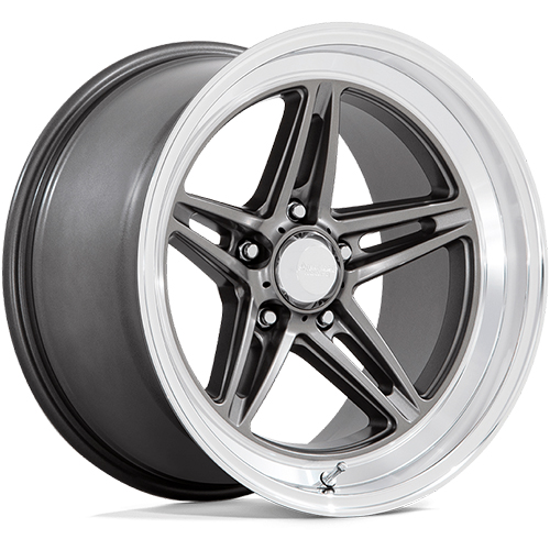 American Racing Groove VN514 Anthracite W/ Machined Lip - Part Number VN514AD18103412 American Racing Groove VN514 Anthracite W/ Machined Lip Photo