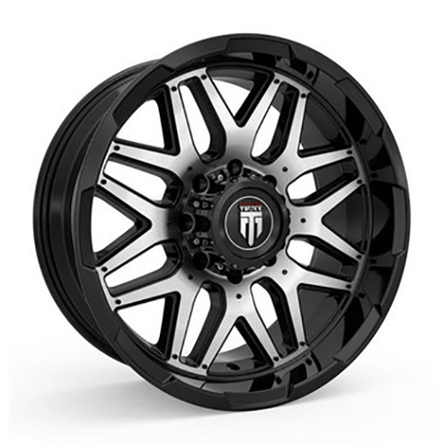 American Truxx Grind AT151 Black W/ Machined Face - Part Number AT151-20926BM-12 American Truxx Grind AT151 Black W/ Machined Face Photo
