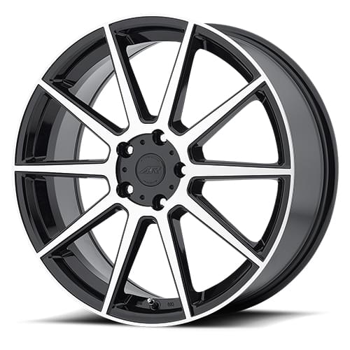 American Racing AR908 Gloss Black W/ Machined Face - Part Number AR90888056340 American Racing AR908 Gloss Black W/ Machined Face Photo