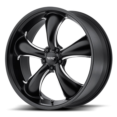 American Racing TT60 AR912 Satin Black W/ Milled Spokes Photo