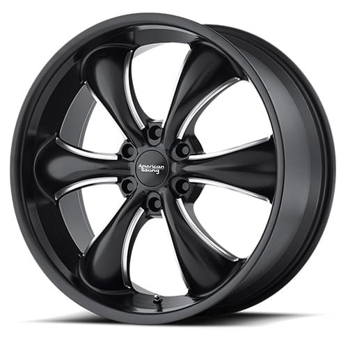 American Racing AR914 Satin Black W/ Milled Spokes - Part Number AR91428568915 American Racing AR914 Satin Black W/ Milled Spokes Photo