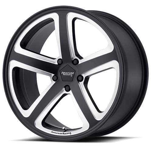American Racing Hot Lap AR922 Satin Black W/ Milled Spokes - Part Number AR92229015925 American Racing Hot Lap AR922 Satin Black W/ Milled Spokes Photo