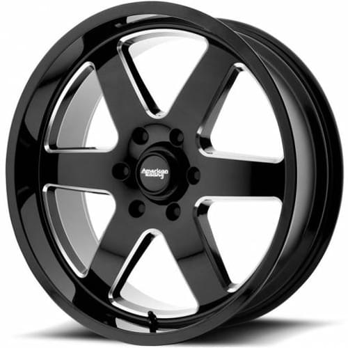 American Racing Patrol AR926 Black W/ Milled Spokes - Part Number AR92678568300 American Racing Patrol AR926 Black W/ Milled Spokes Photo