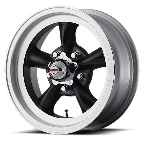 American Racing Torq Thrust D VN105 Satin Black Machined - Part Number VN1054665B American Racing Torq Thrust D VN105 Satin Black Machined Photo