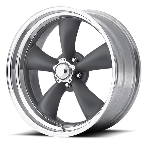 American Racing Torq Thrust II VN215 Gray W/ Polished Barrel - Part Number VN2154665 American Racing Torq Thrust II VN215 Gray W/ Polished Barrel Photo
