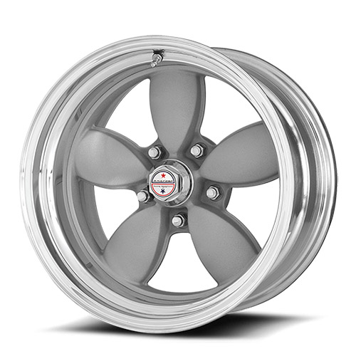 American Racing Classic 200S VN402 Gray W/ Polished Barrel - Part Number VN402586142 American Racing Classic 200S VN402 Gray W/ Polished Barrel Photo