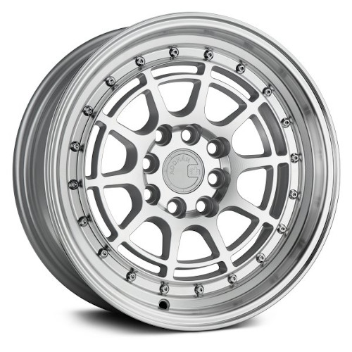 Aodhan AH04 Silver W/ Machined Face & Lip - Part Number AH0416804100114315SML Aodhan AH04 Silver W/ Machined Face & Lip Photo
