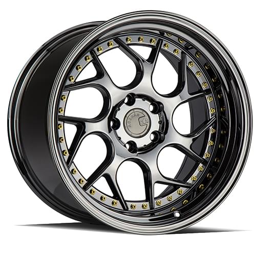 Aodhan Ds01 Black Vacuum W/ Gold Rivets - Part Number DS118855114335VB Aodhan Ds01 Black Vacuum W/ Gold Rivets Photo
