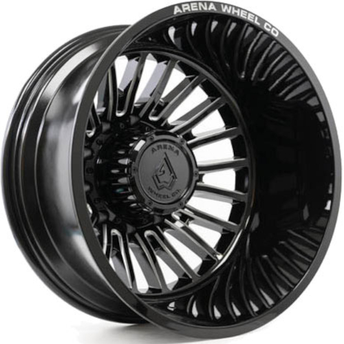 Arena A113 Dually Thunder Rear Gloss Black Milled - Part Number A113228293N22016 Arena A113 Dually Thunder Rear Gloss Black Milled Photo