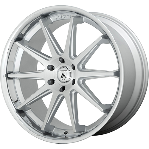 Asanti Black Label ABL-29 Silver Brushed W/ Chrome Lip - Part Number ABL29-24106815SL Asanti Black Label ABL-29 Silver Brushed W/ Chrome Lip Photo