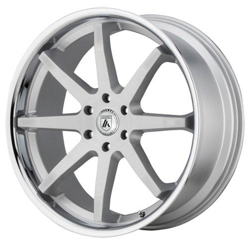 Asanti Black Label ABL-32 Brushed Silver W/ Chrome Lip - Part Number ABL32-22963430 Asanti Black Label ABL-32 Brushed Silver W/ Chrome Lip Photo